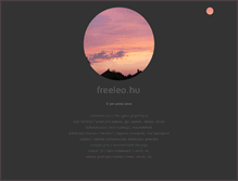 Tablet Screenshot of freeleo.wplanet.hu